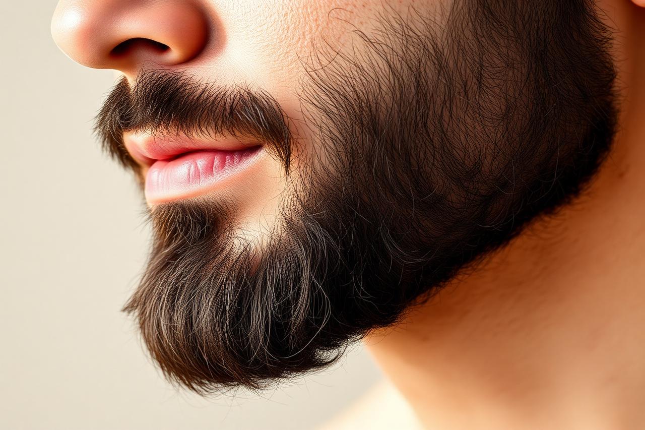 Greffe de barbe en Tunisie : densification d'une barbe clairsemée