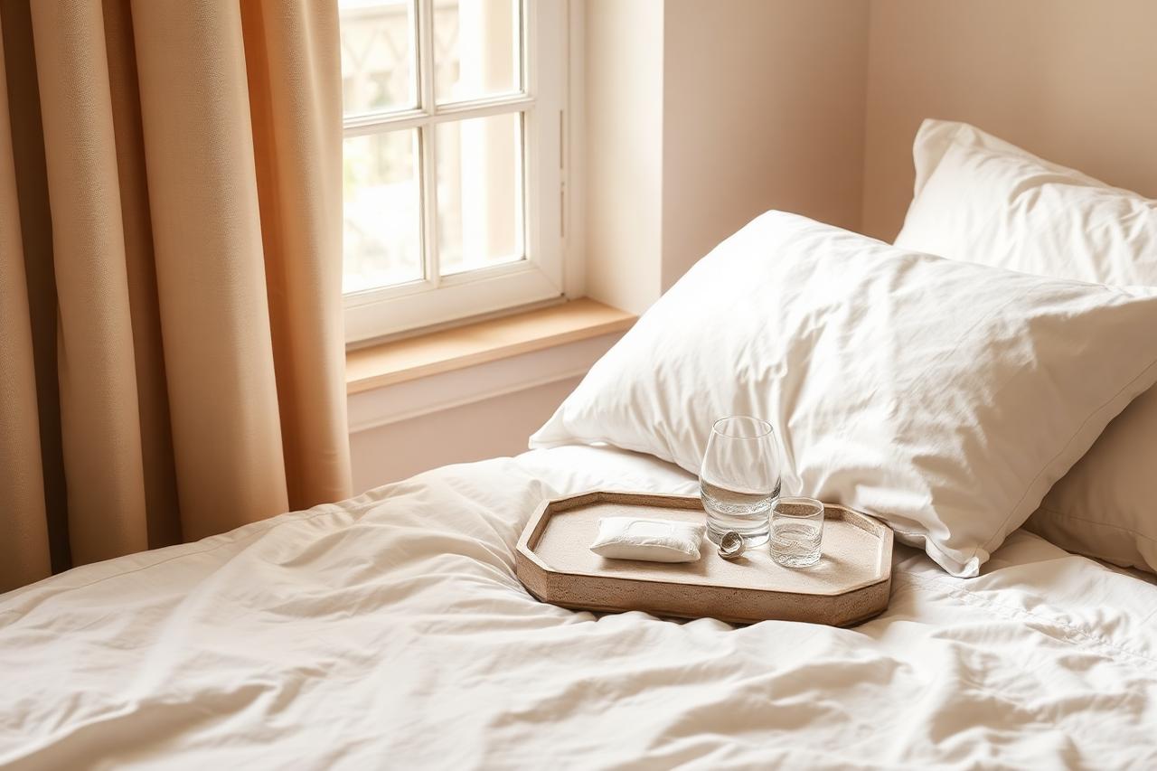 Patiente au repos après un lipofilling du visage