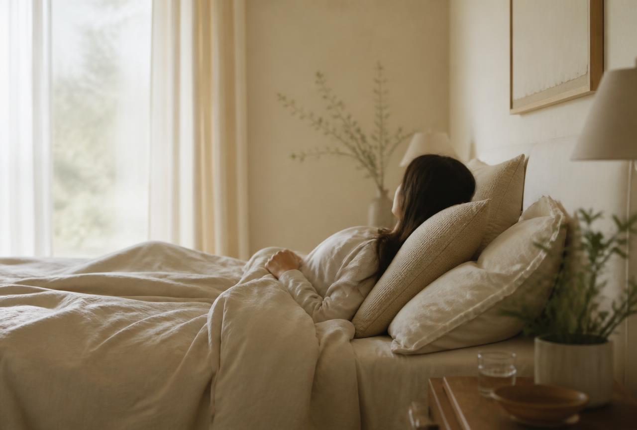 Repos après un lifting cervico-facial